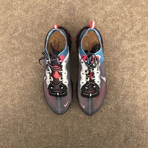 ❤️ Nike® React Element 87 • Chill Blue/Solar Red